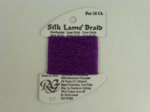 Silk Lame Braid SL84 Dark Orchid