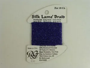 Silk Lame Braid SL93 Dark Periwinkle