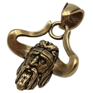 Slavic God Veles bronze pendant