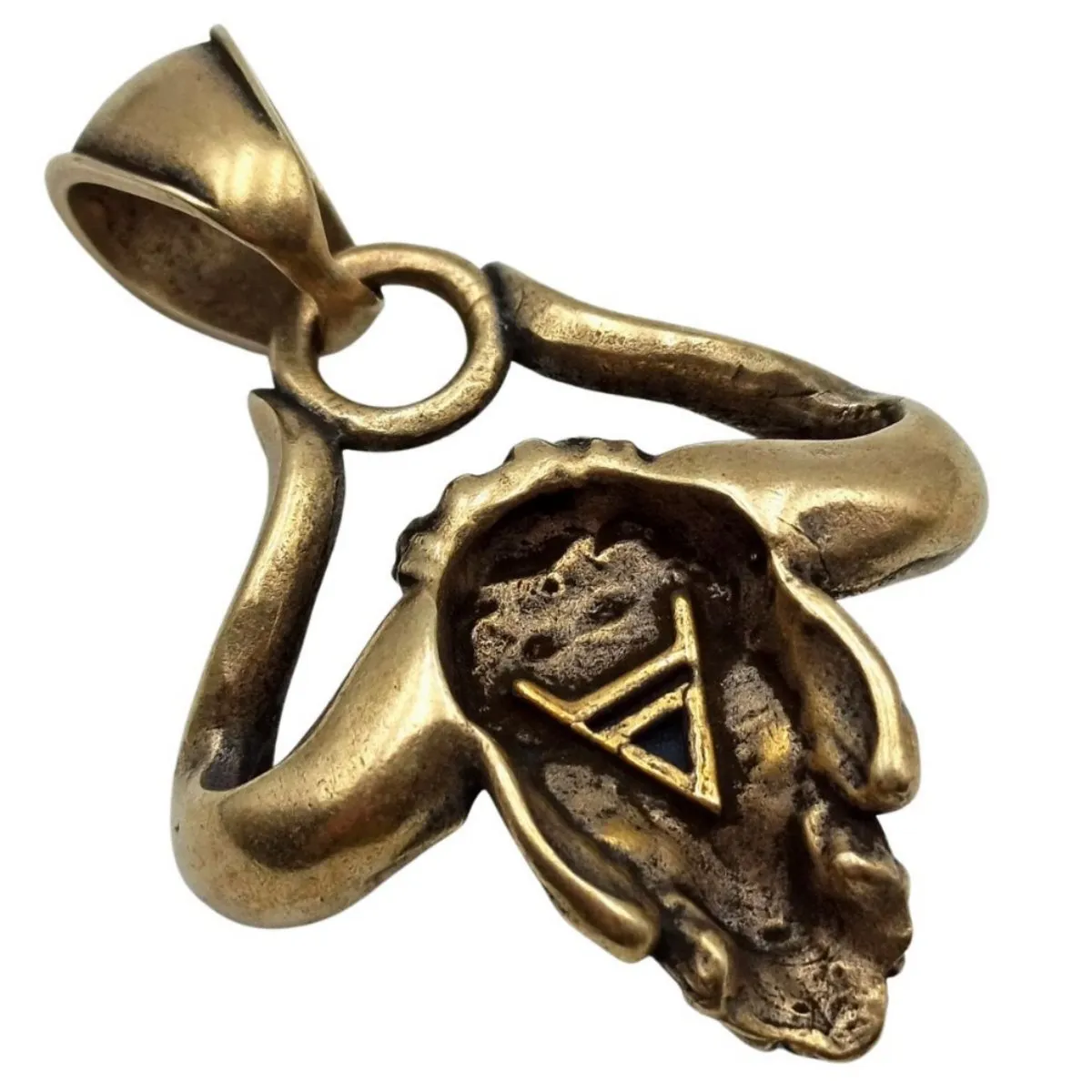 Slavic God Veles bronze pendant