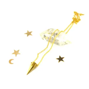 Small Brass Point Pendant