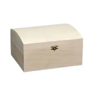 Small Wooden Treasure Chest To Paint And Decorate