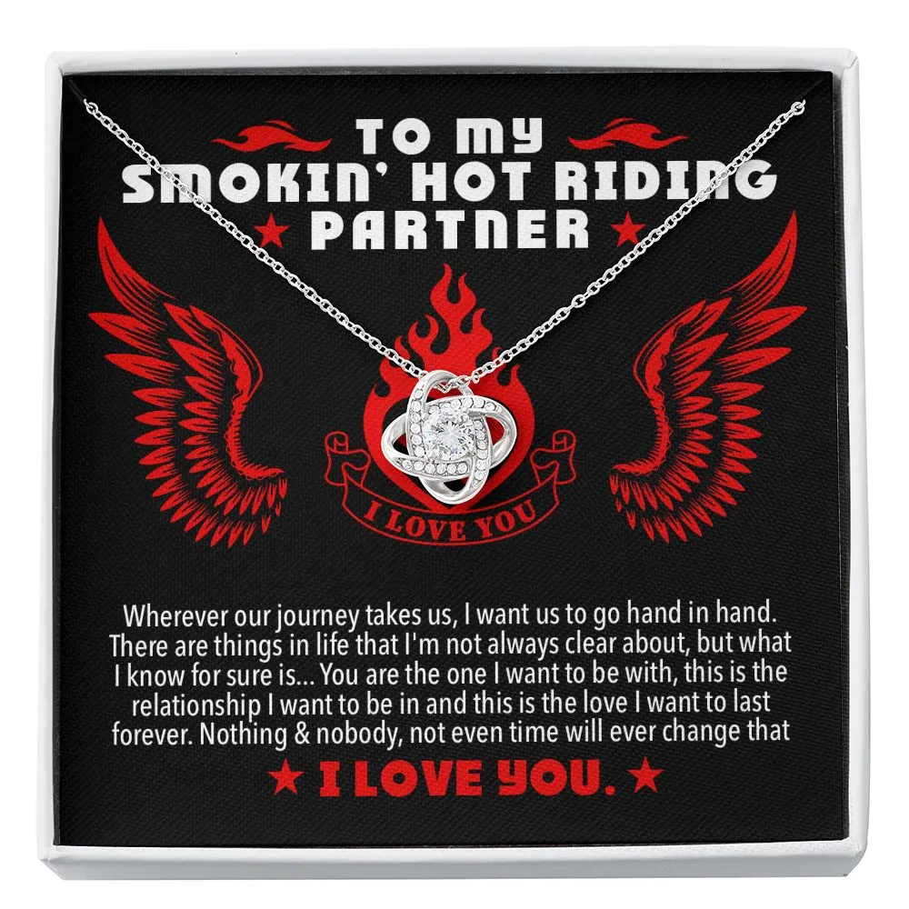 Smokin' Hot Riding Partner Forever Love Necklace