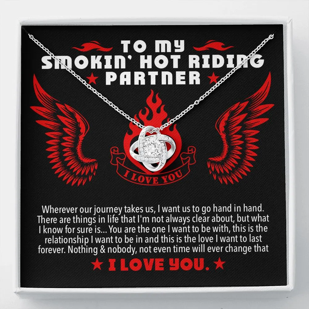 Smokin' Hot Riding Partner Forever Love Necklace