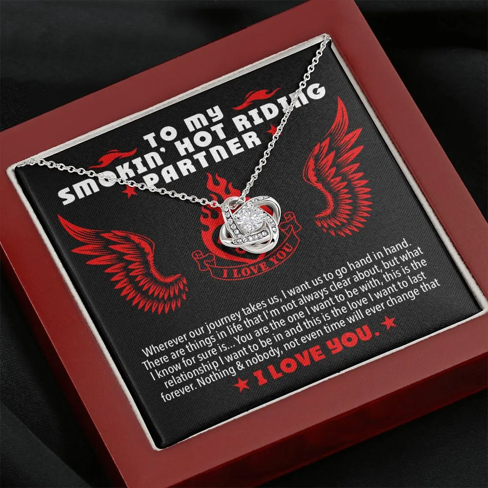 Smokin' Hot Riding Partner Forever Love Necklace