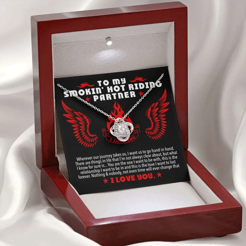 Smokin' Hot Riding Partner Forever Love Necklace