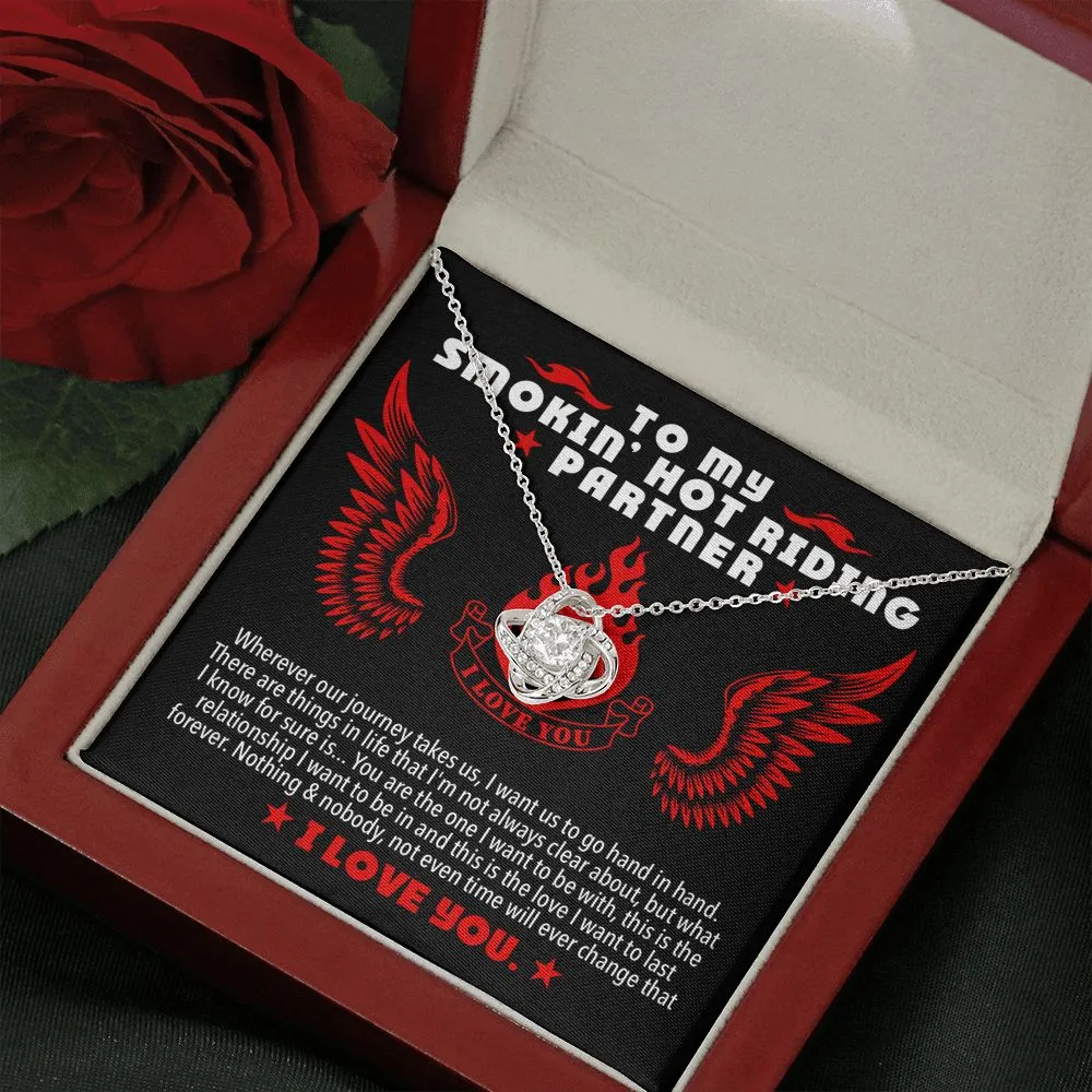 Smokin' Hot Riding Partner Forever Love Necklace
