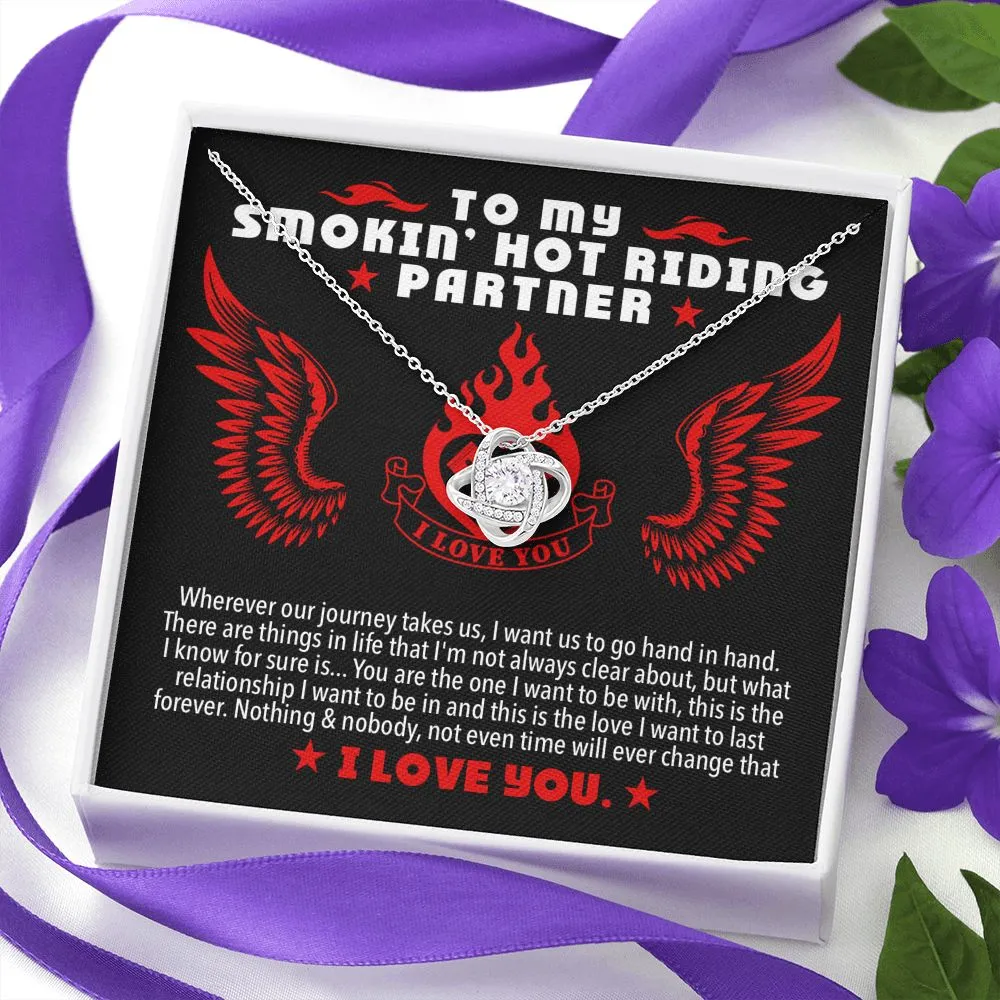 Smokin' Hot Riding Partner Forever Love Necklace