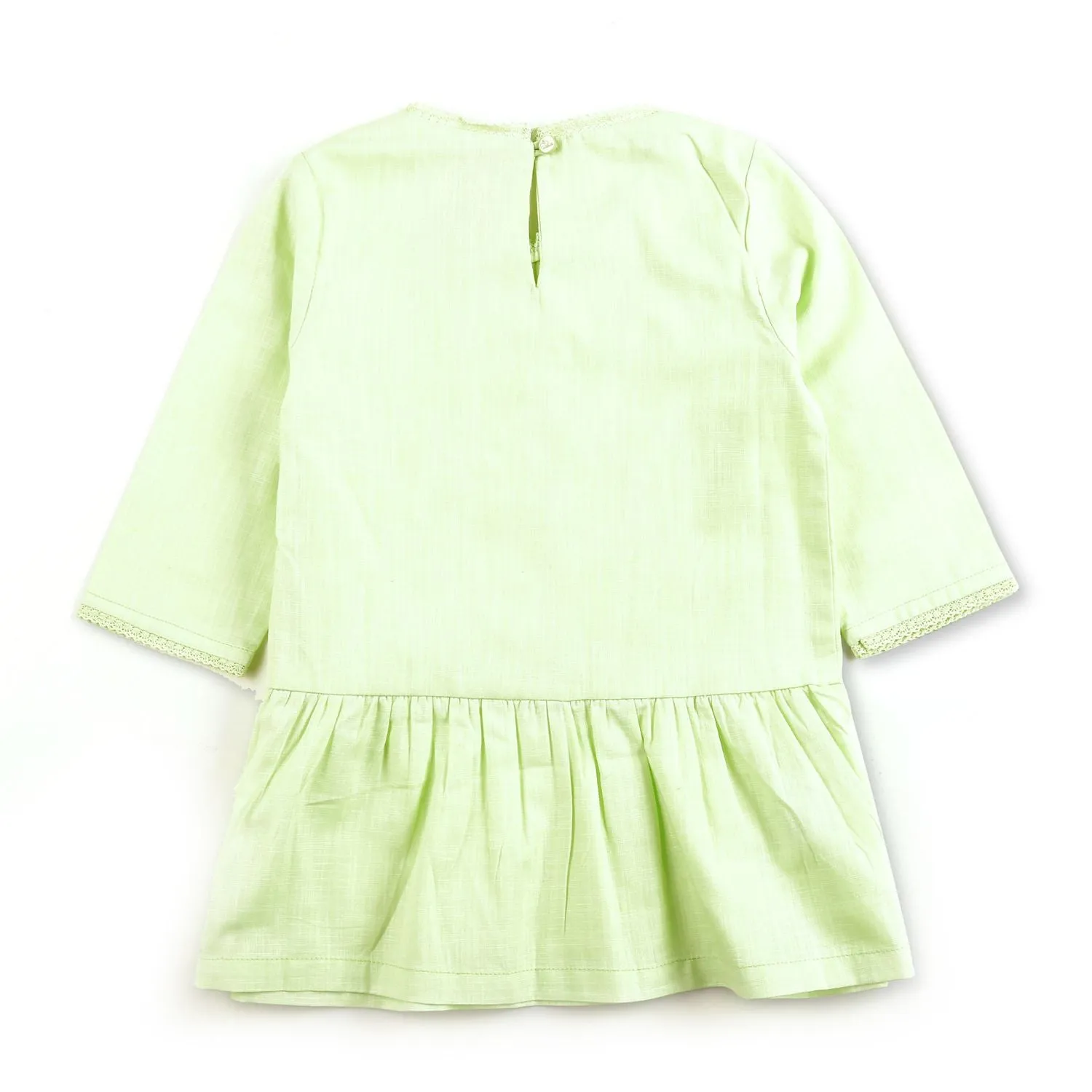 Soft Cotton Light Green Dress