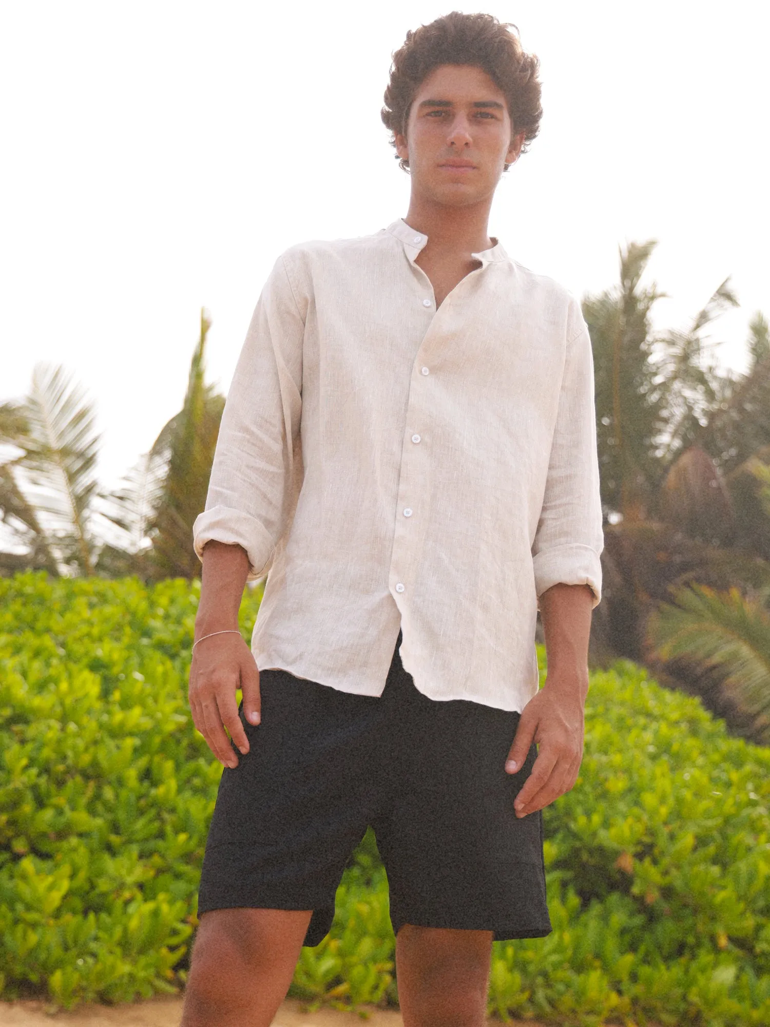 Soft cotton oversize shirt