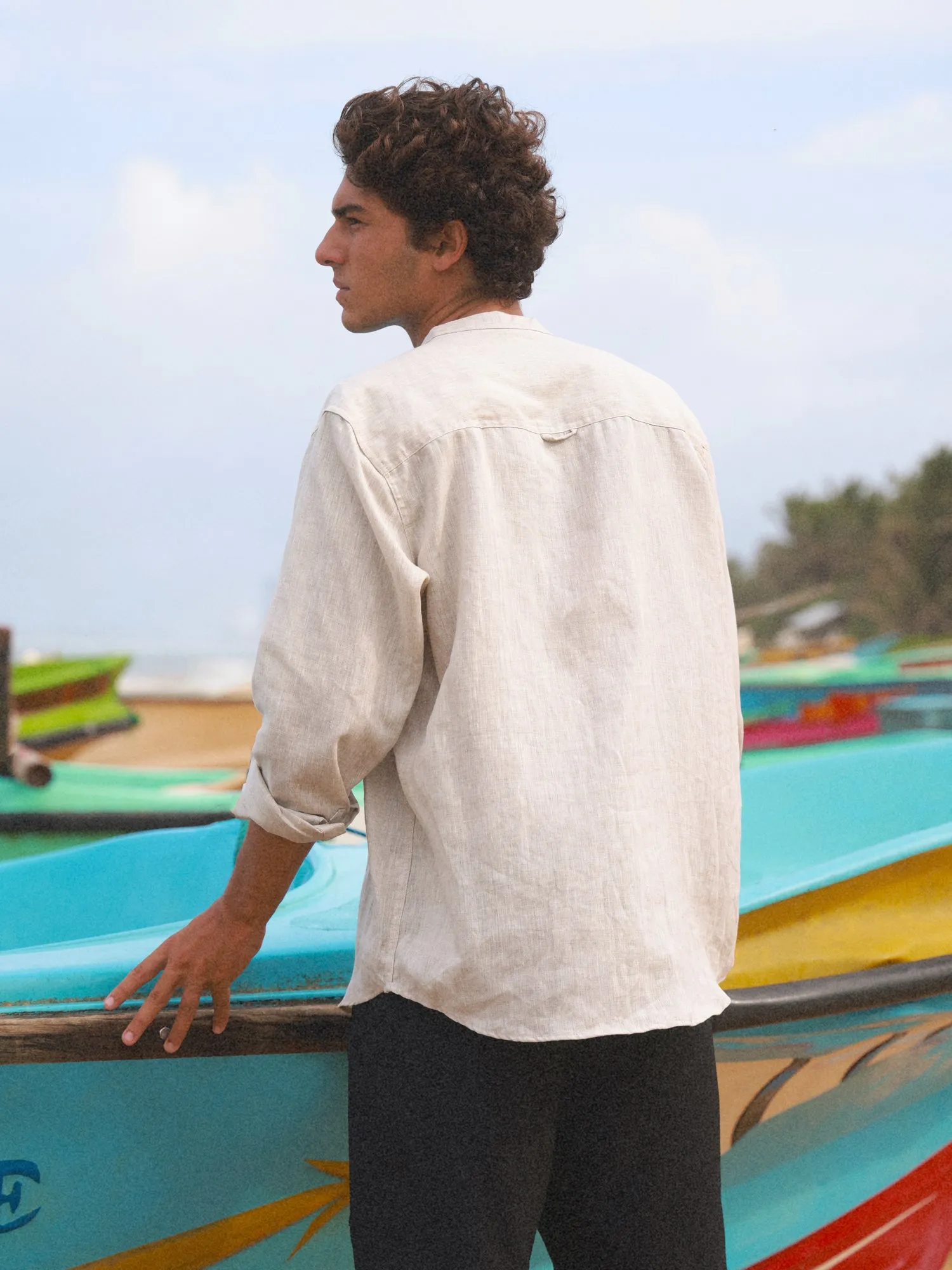 Soft cotton oversize shirt