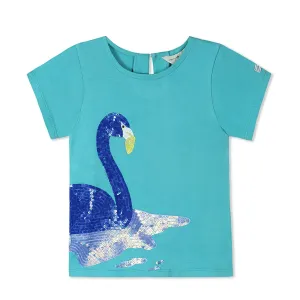 Soft Cotton Shine Sequin Top