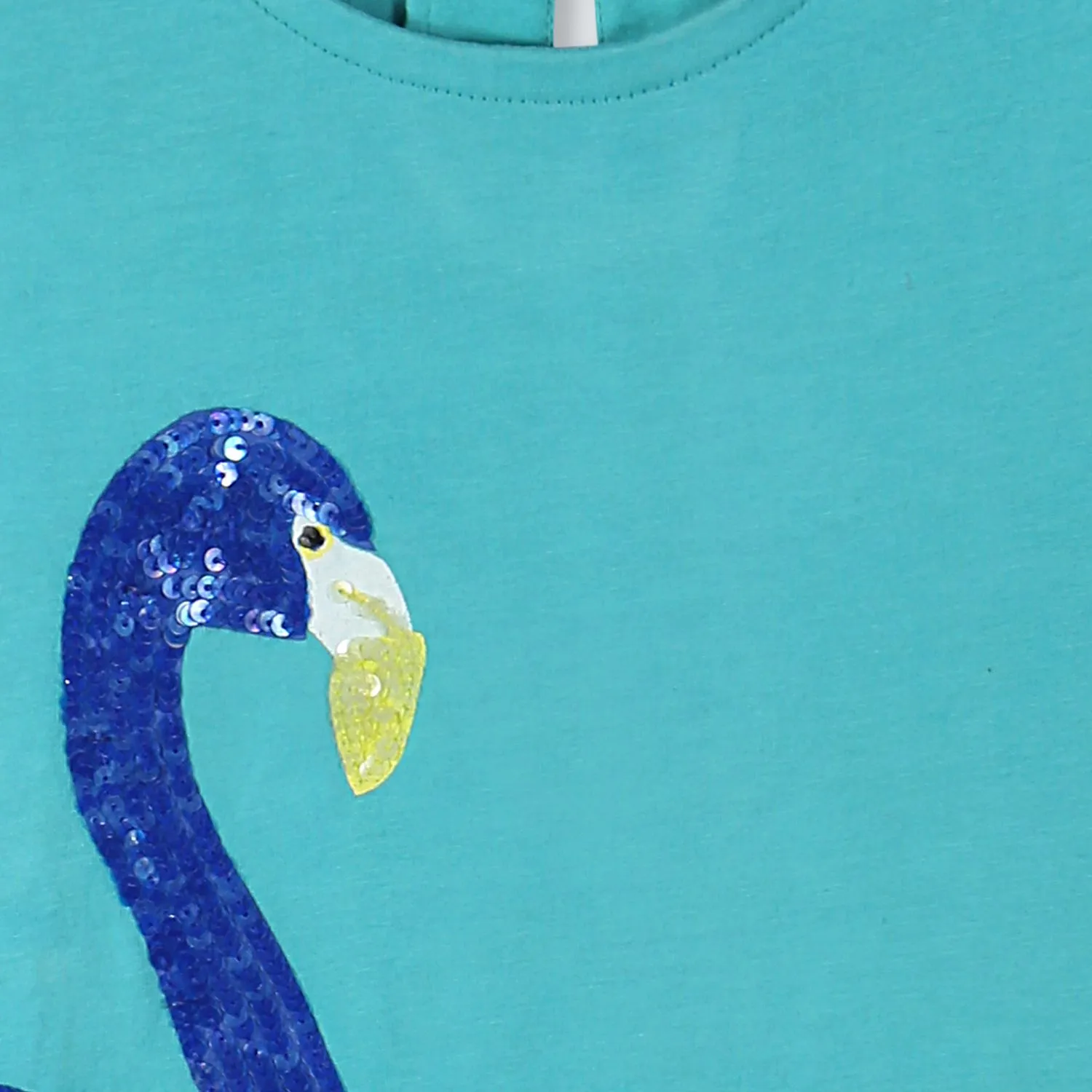 Soft Cotton Shine Sequin Top