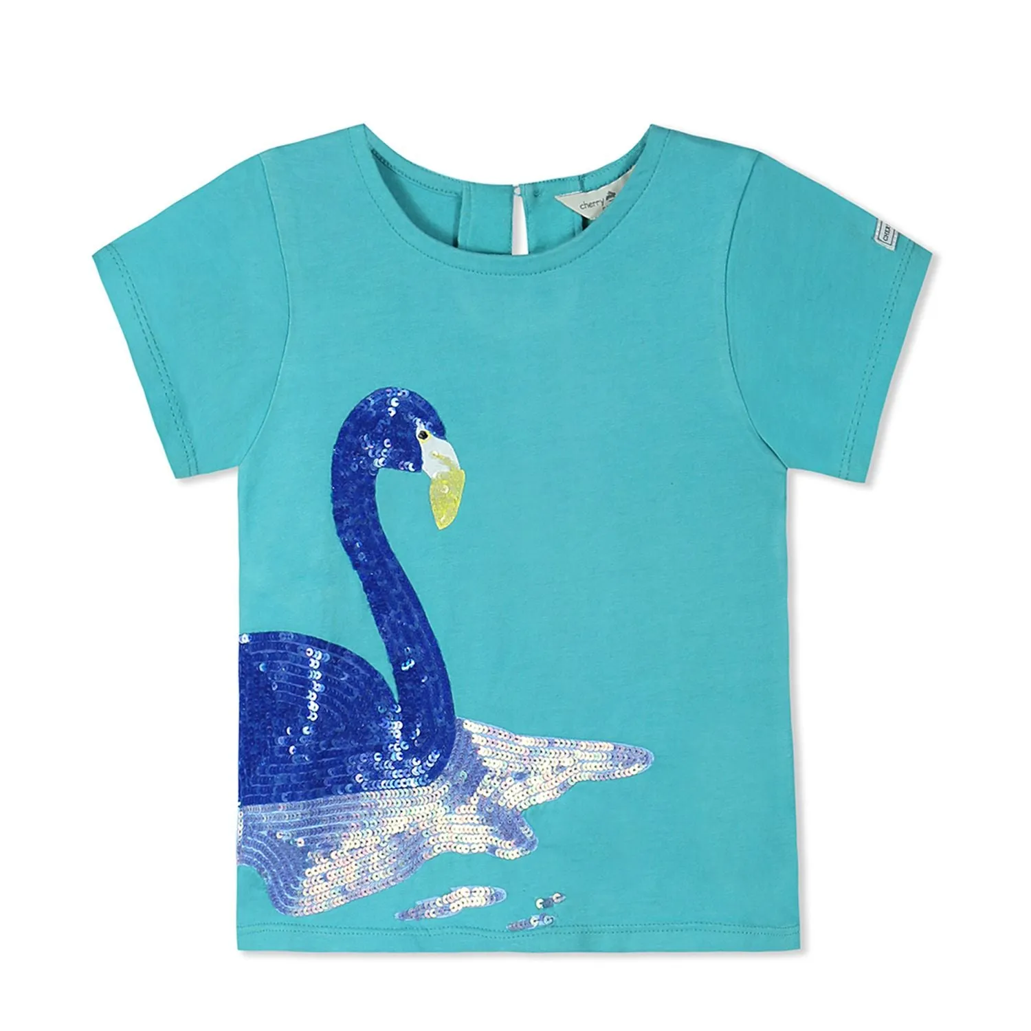 Soft Cotton Shine Sequin Top