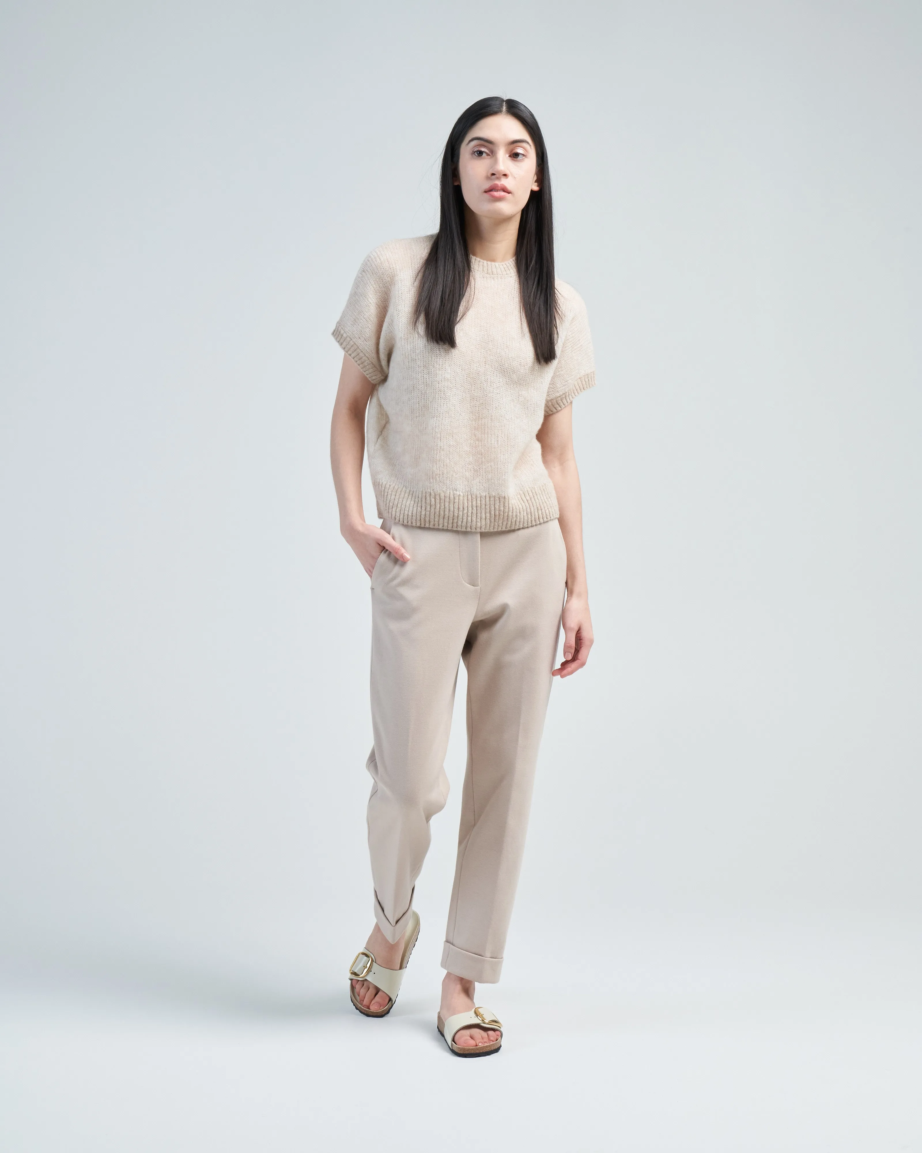 soft double cotton pant