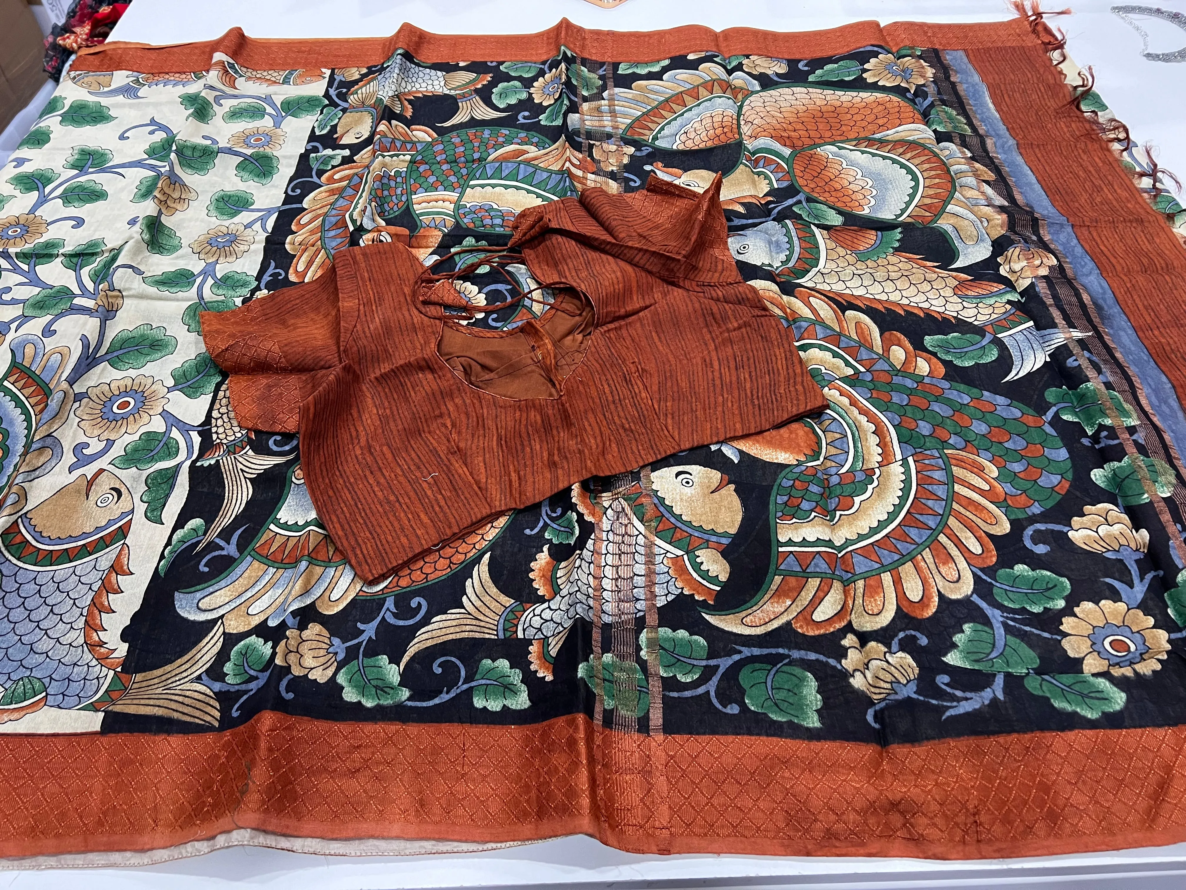 Soft Jute Linen Saree