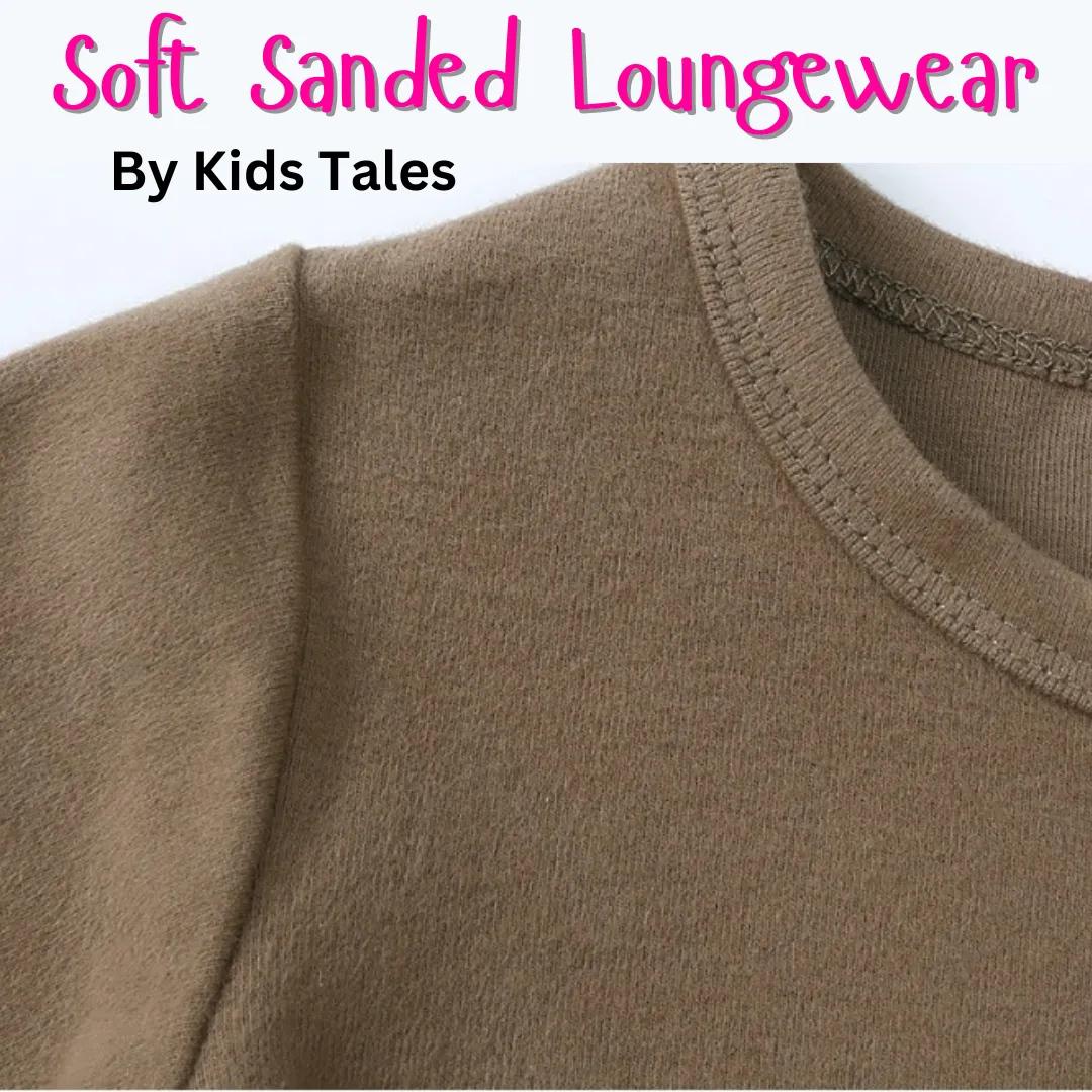 Soft Sanded Kids Tales Loungewear - Sage