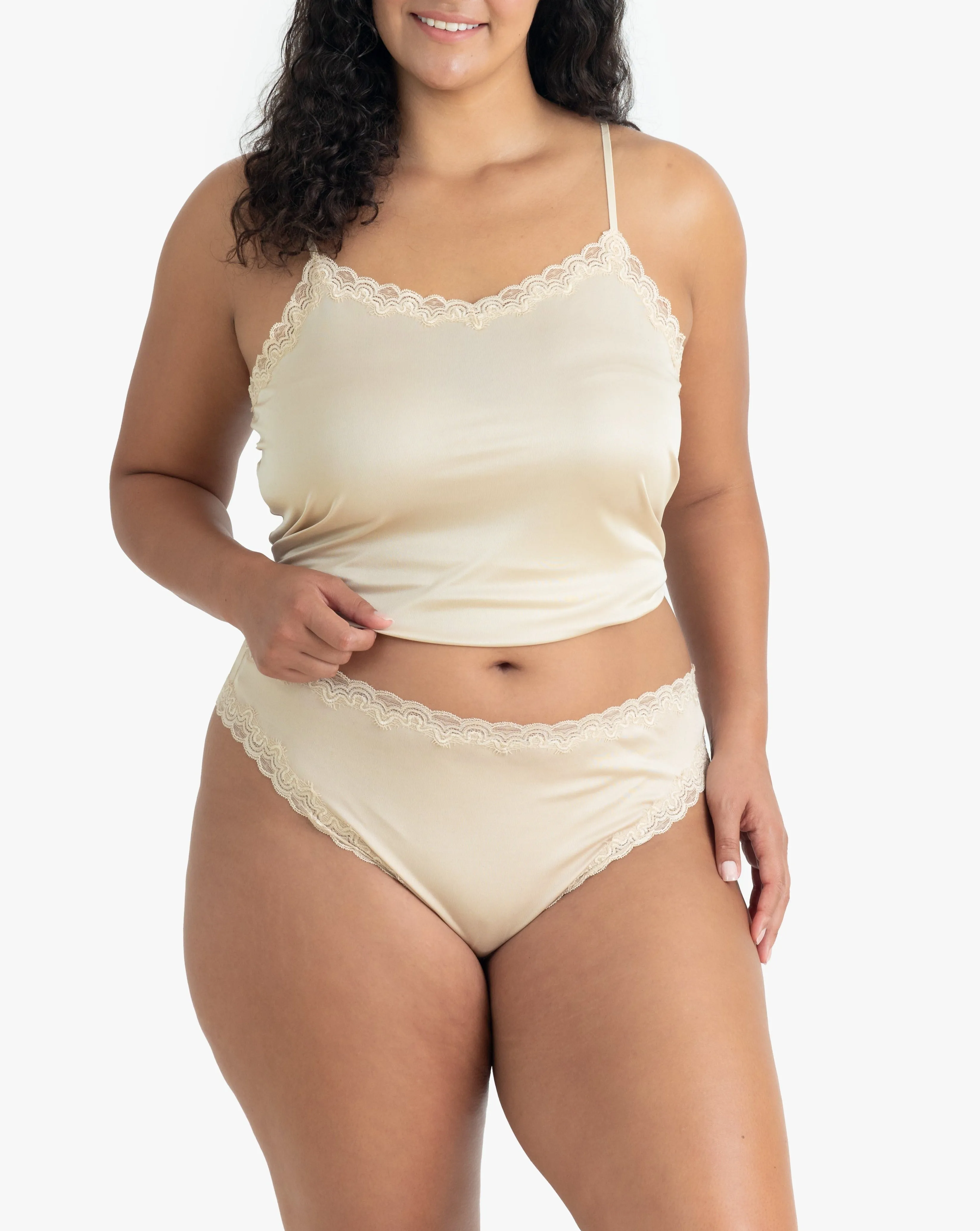 Soft Silk Thong Underwear