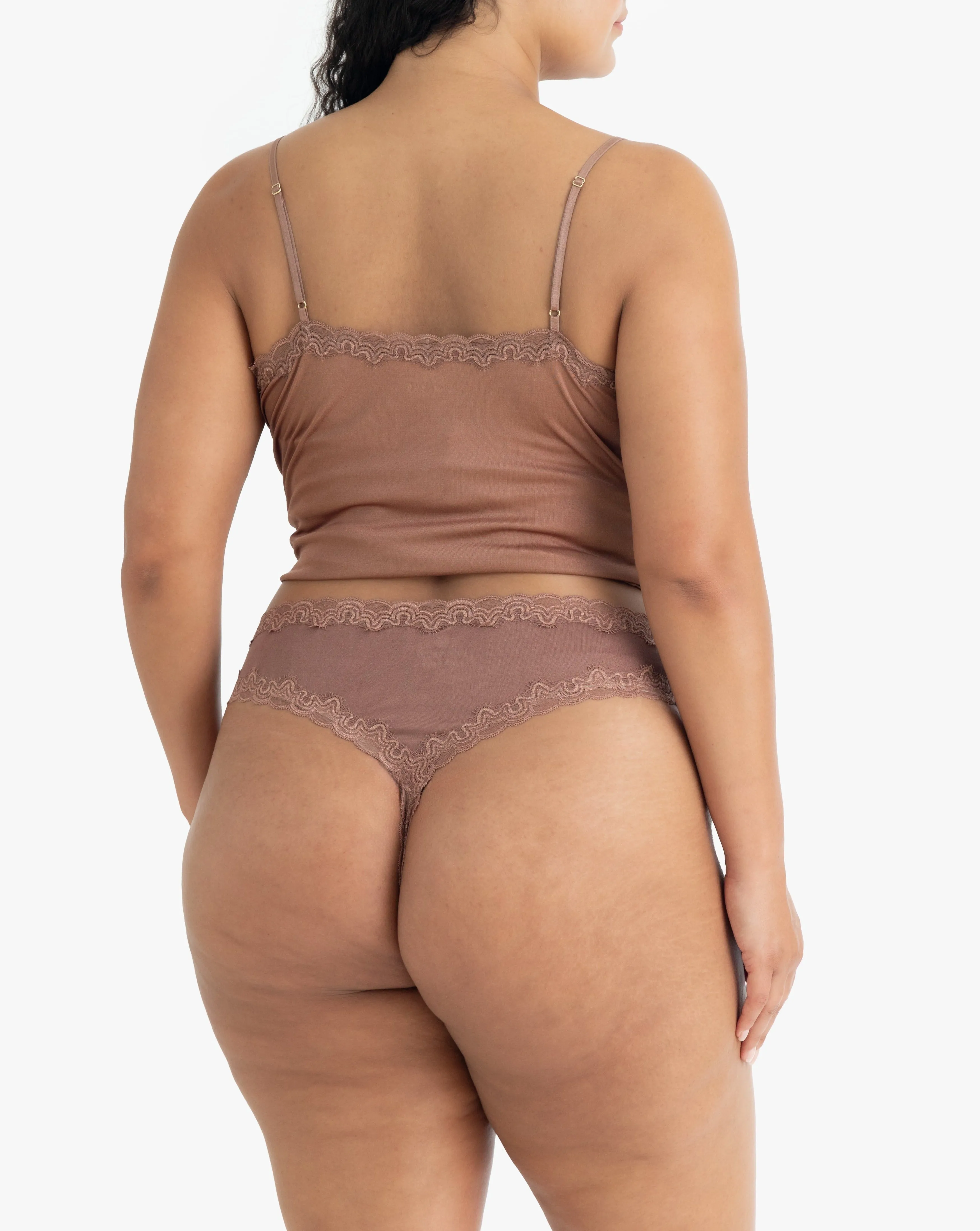 Soft Silk Thong Underwear