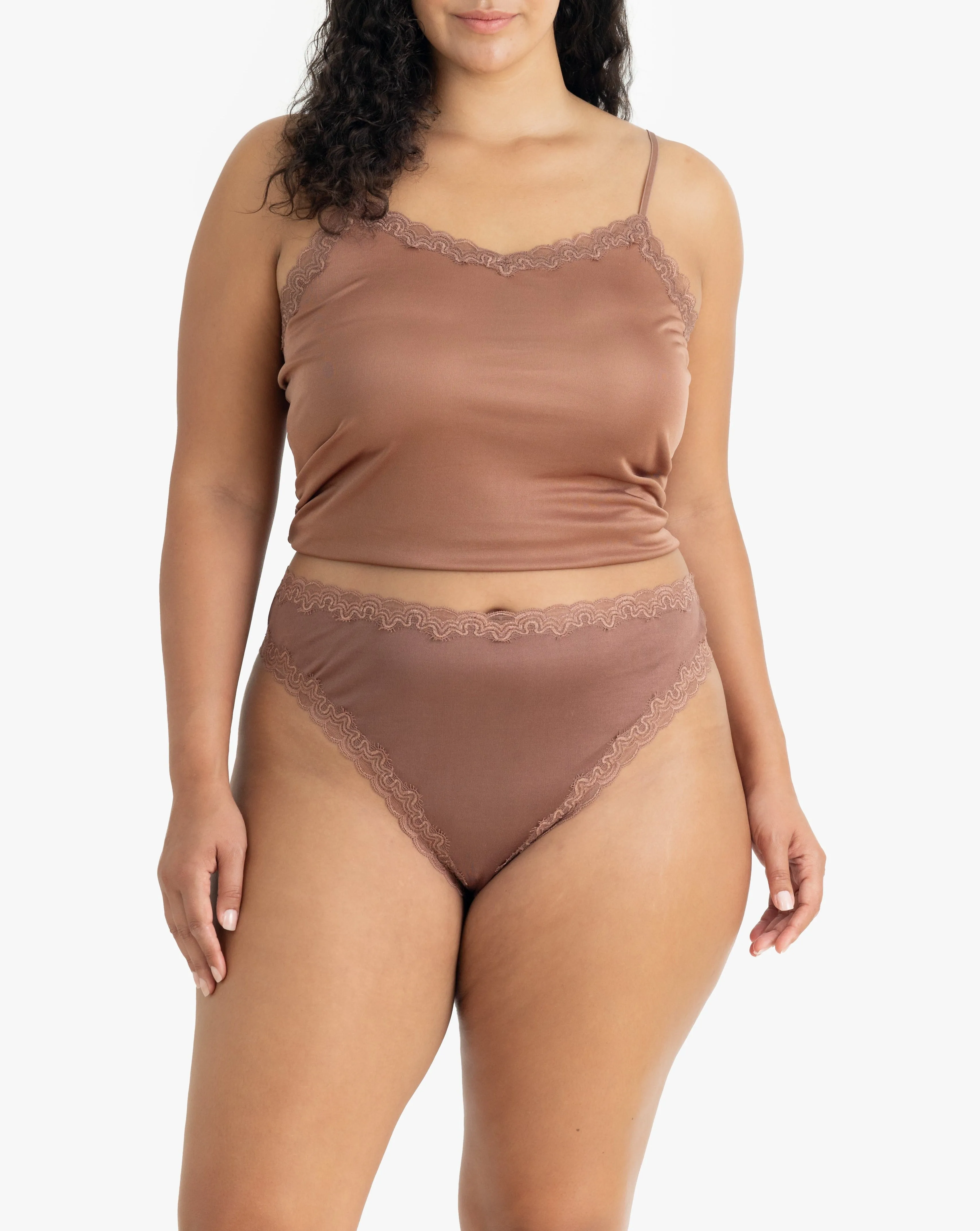 Soft Silk Thong Underwear