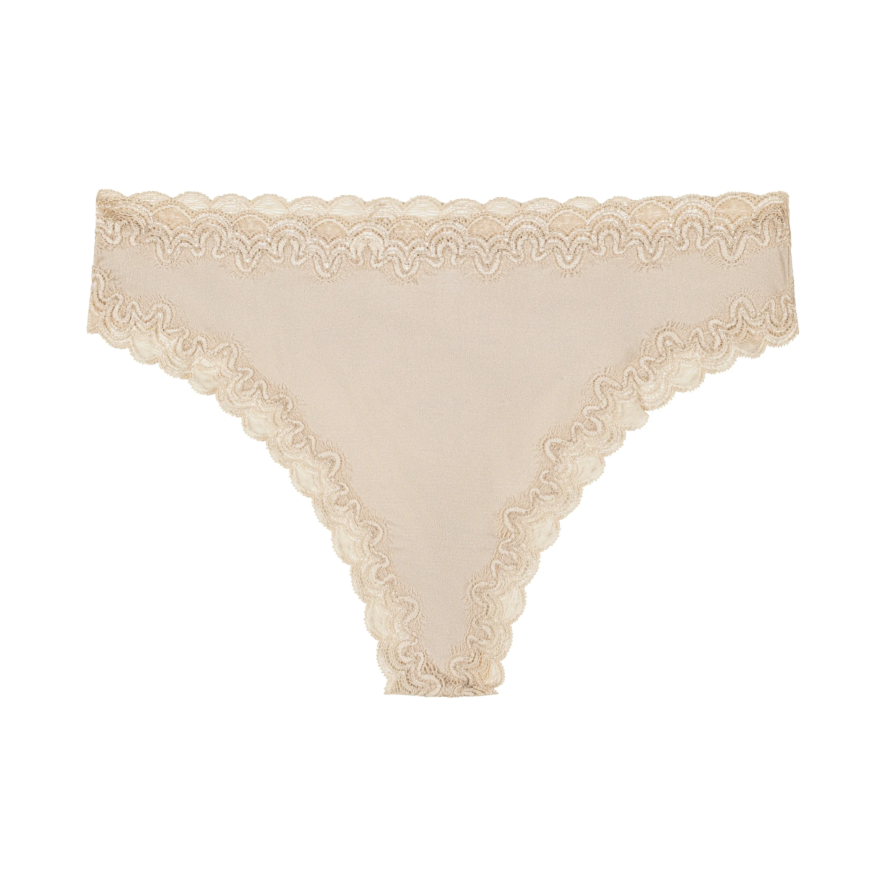 Soft Silk Thong Underwear