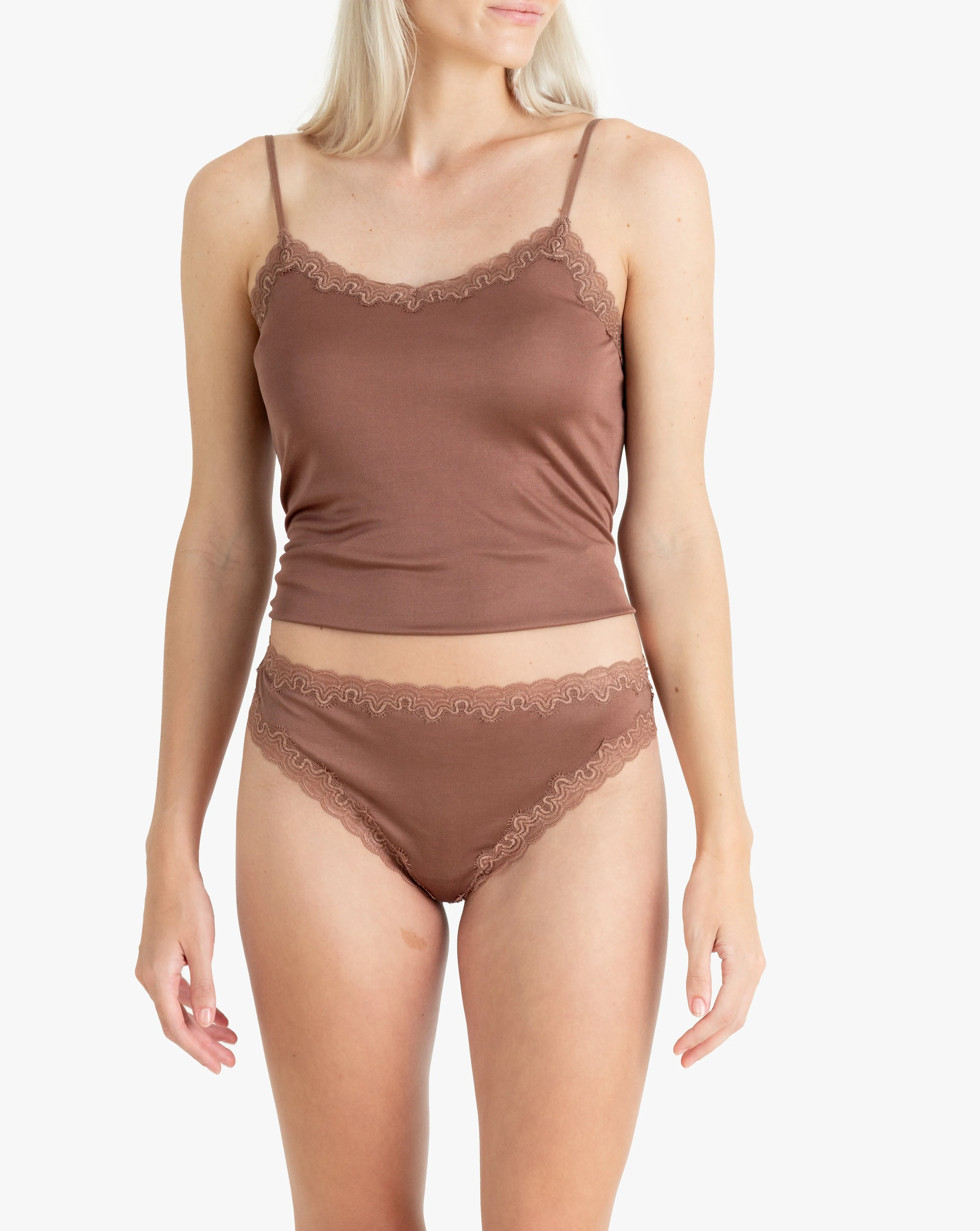 Soft Silk Thong Underwear