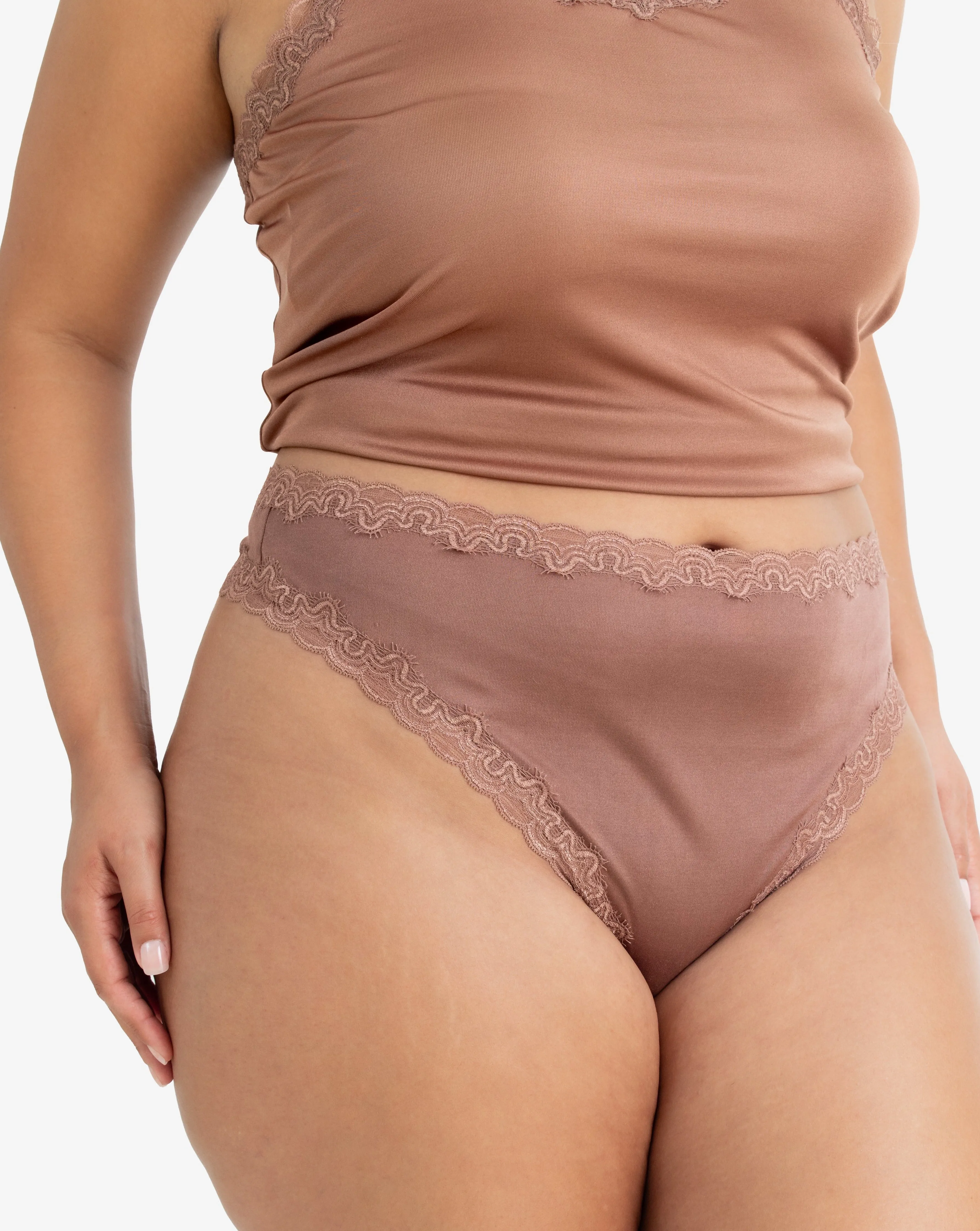 Soft Silk Thong Underwear