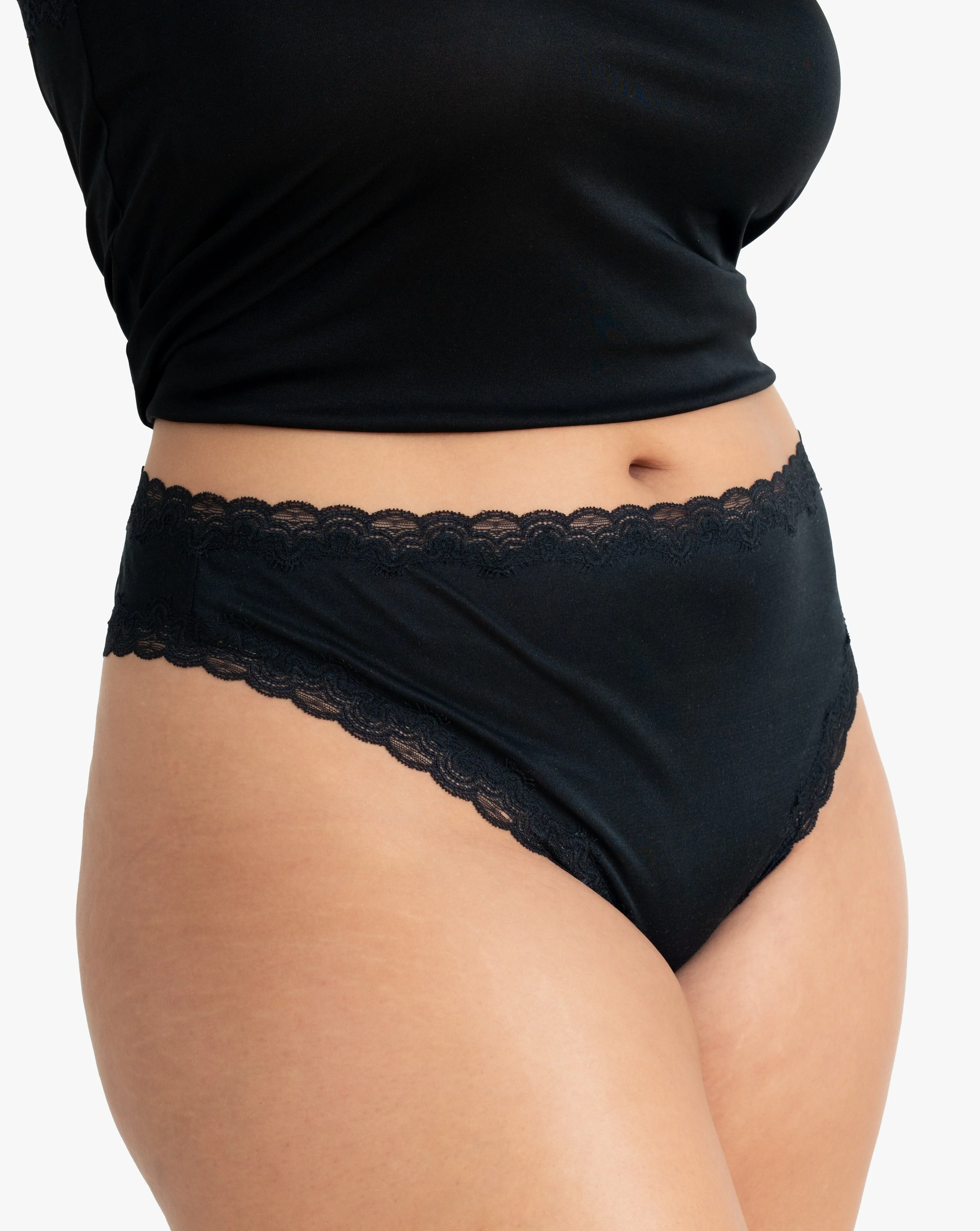 Soft Silk Thong Underwear