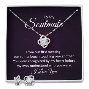 Soulmate Love Knot Jewelry Set-Our first meeting