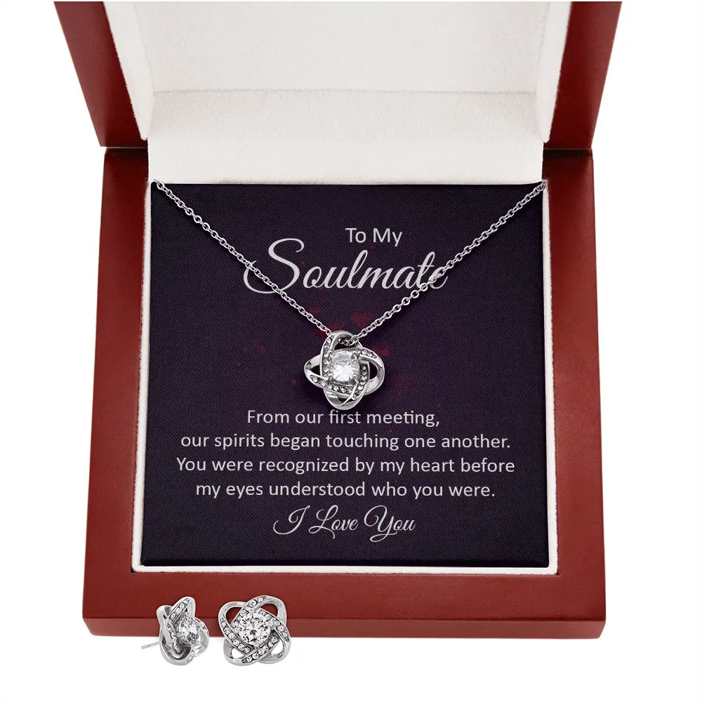 Soulmate Love Knot Jewelry Set-Our first meeting