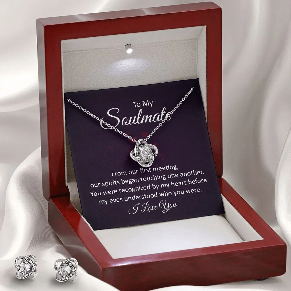Soulmate Love Knot Jewelry Set-Our first meeting