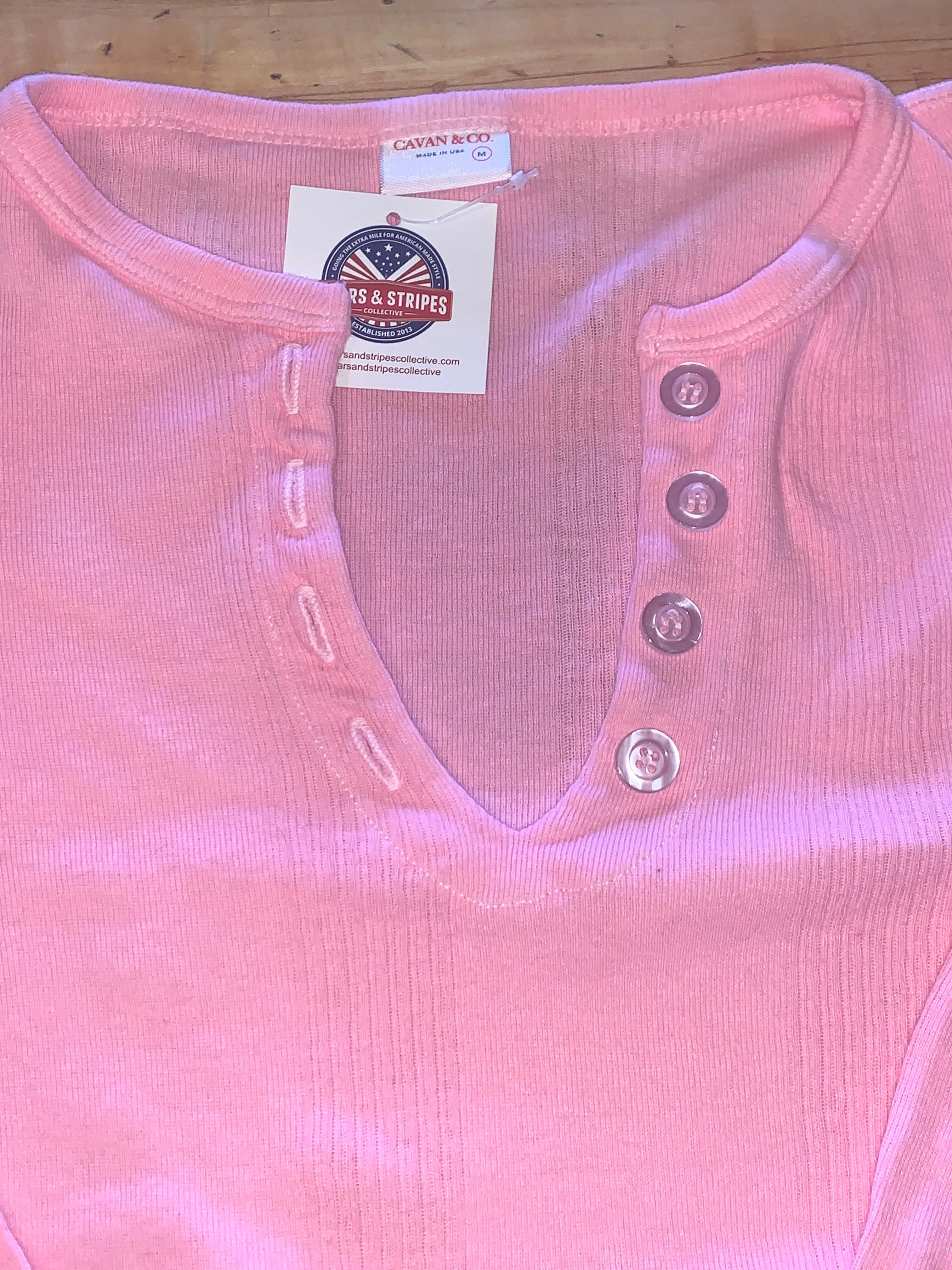 Split Neck Henley