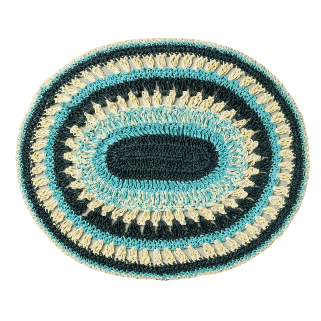 Spring Palette Crochet Placemats- Set of Four