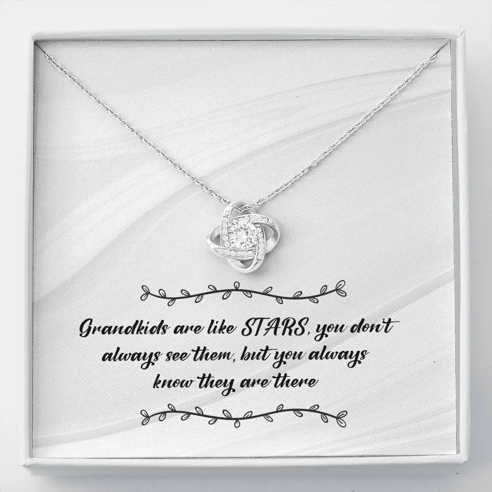 Star Grandkids Knot Necklace