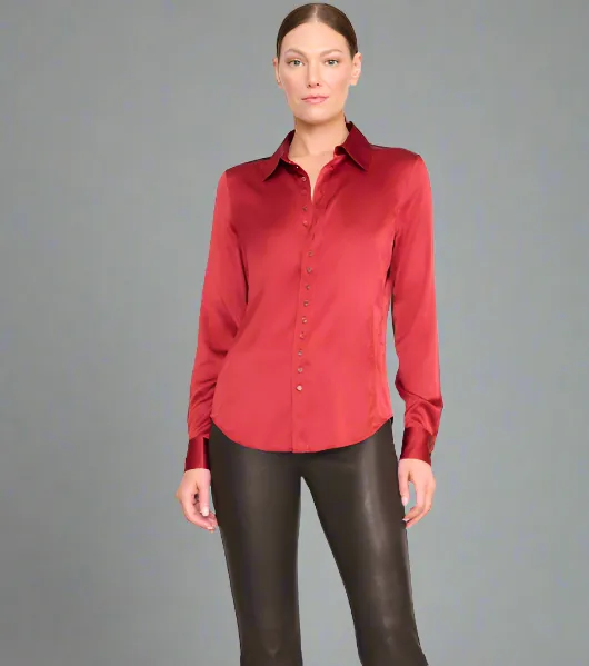 Staud Carolyn Top- Rouge