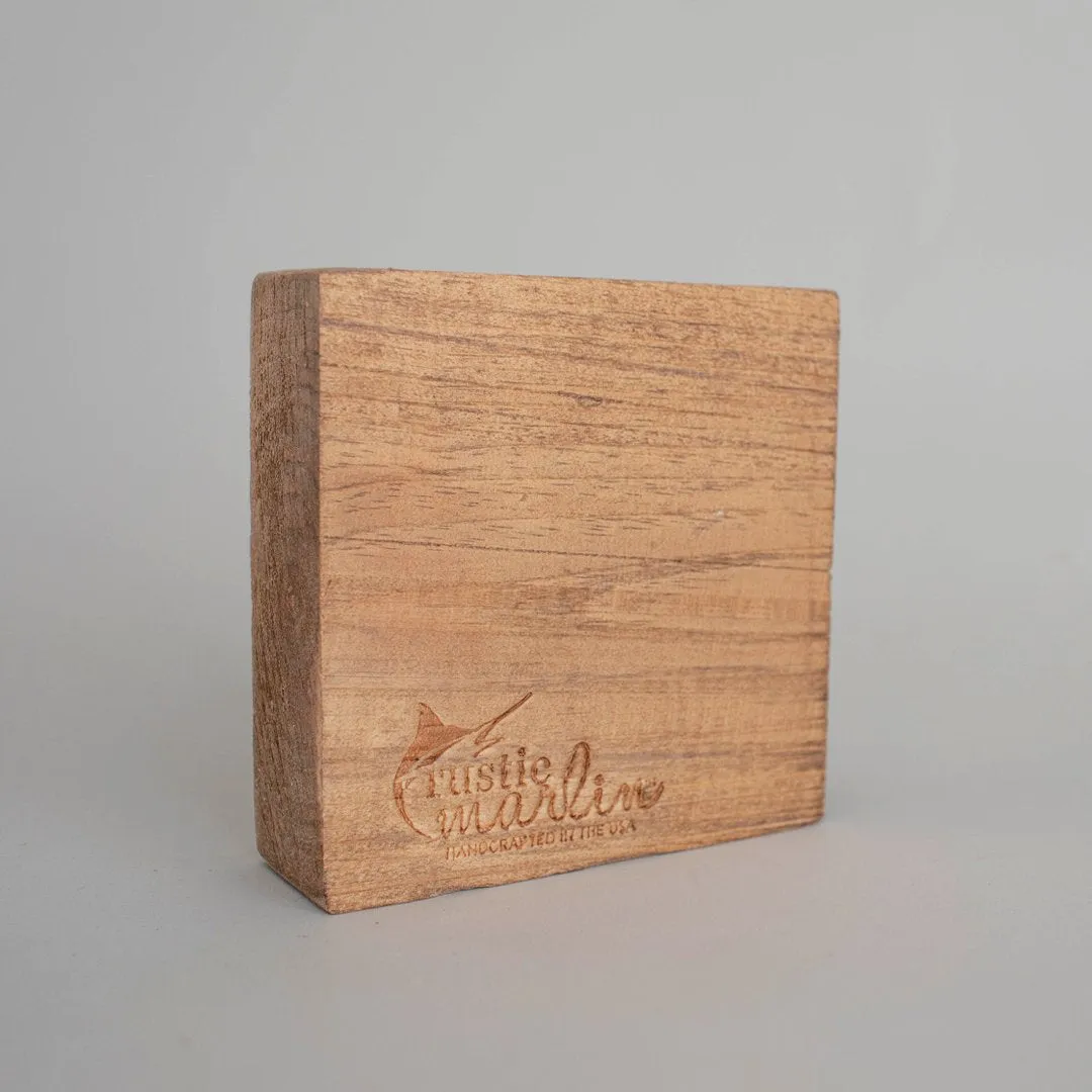 Stay Anchored Decorative Wooden Block