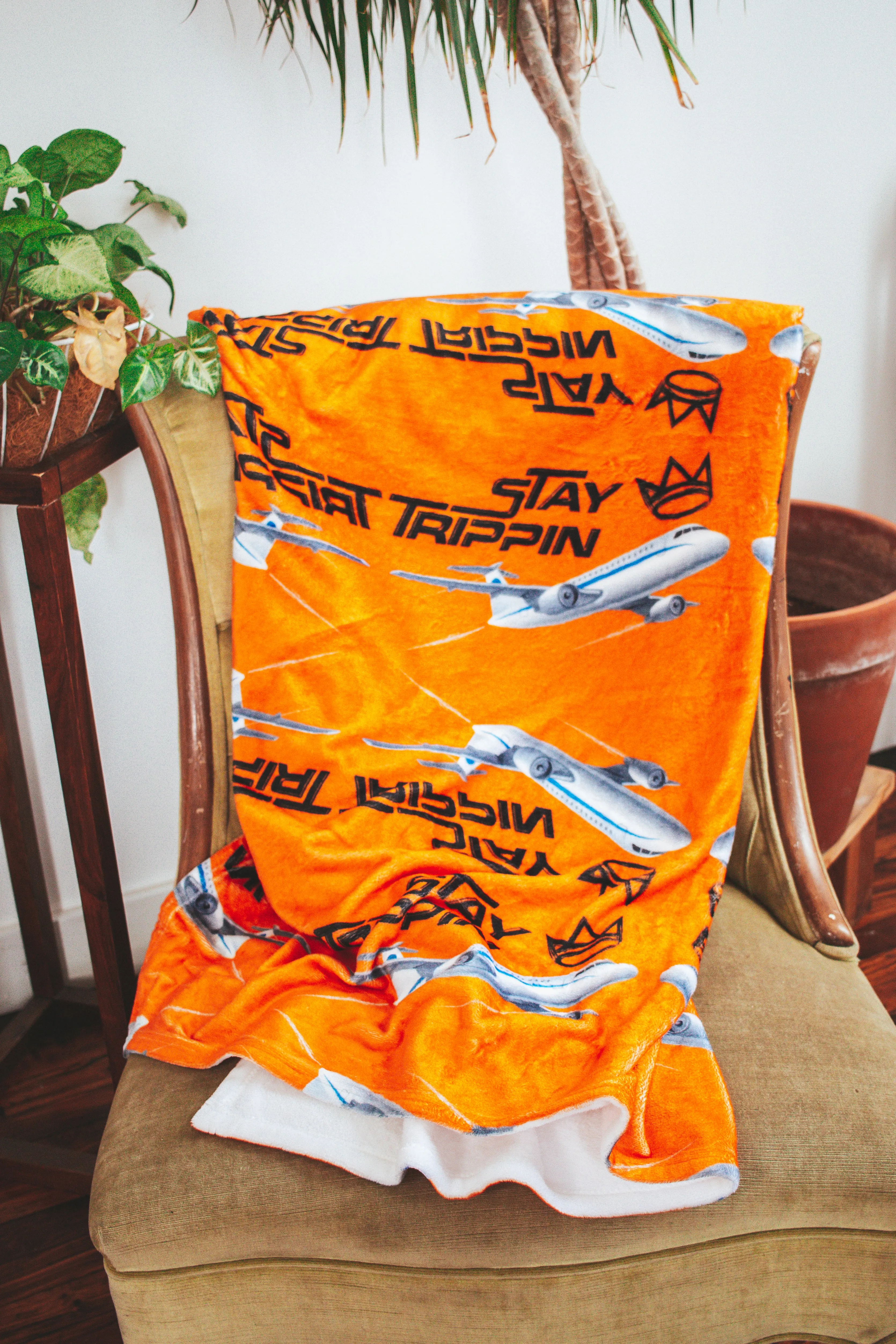 Stay Trippin Throw Blanket