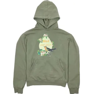 Stonewashed Farsi Wonderland Hoodie - Olive