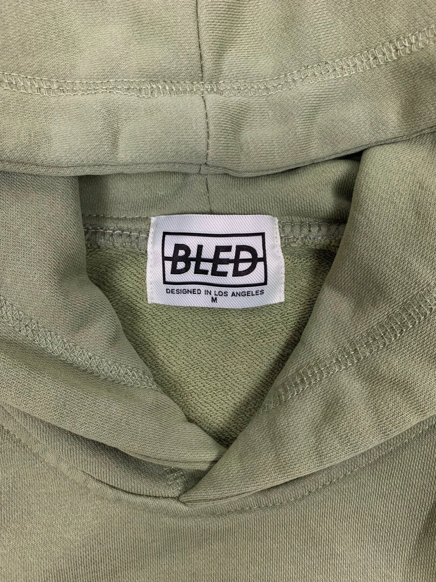 Stonewashed Farsi Wonderland Hoodie - Olive