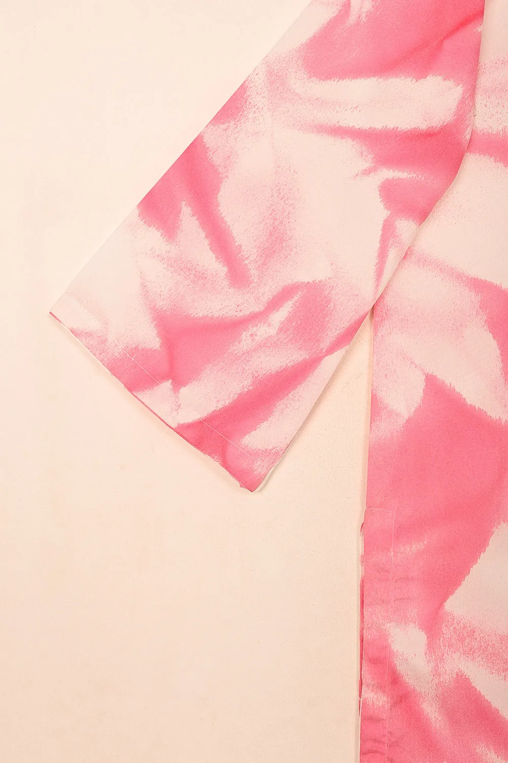 STP-206G-Pink - 2Pc Ready to Wear Spray Contoured Co-Ord Set