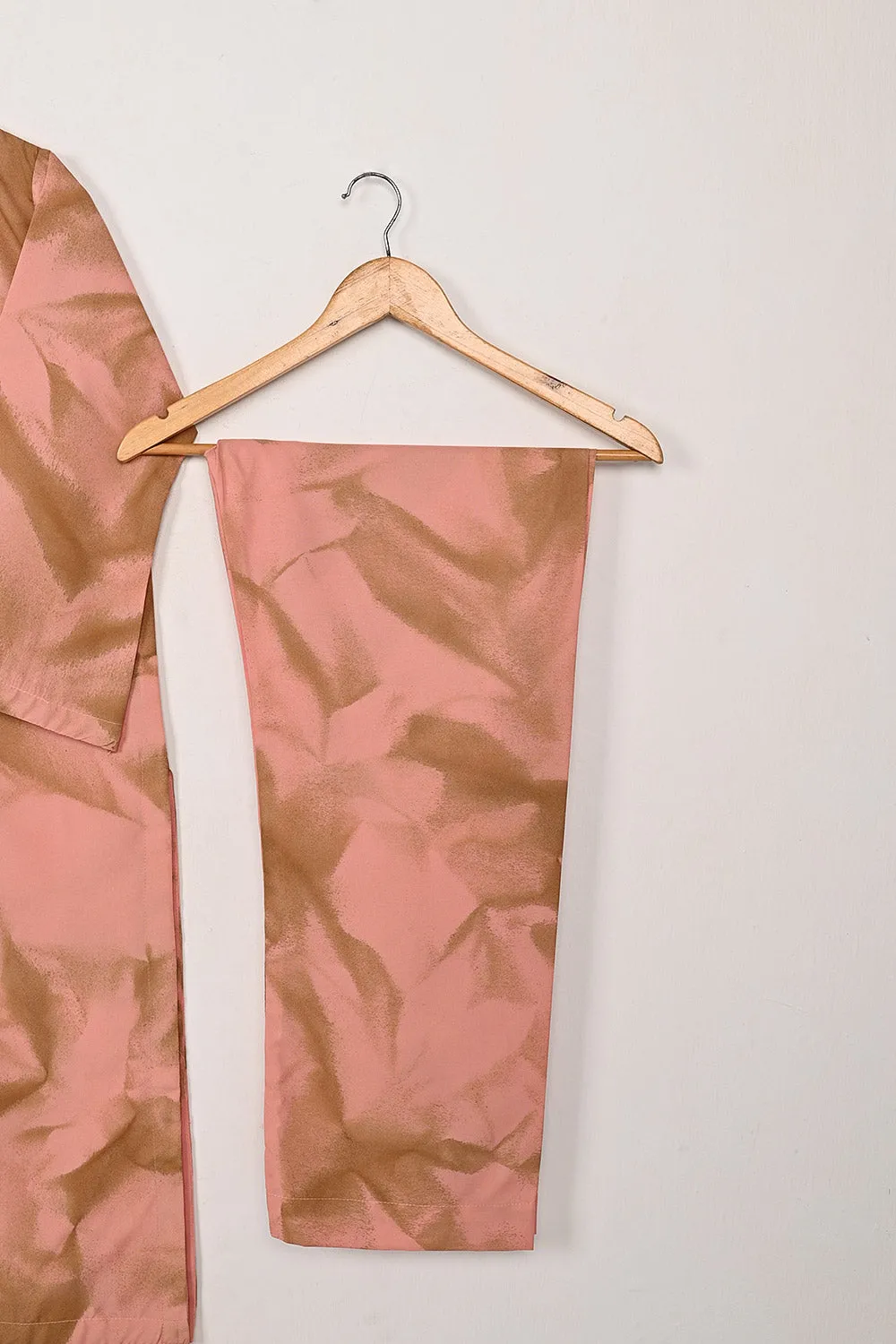 STP-206J-Tea Pink - 2Pc Ready to Wear Spray Contoured Co-Ord Set