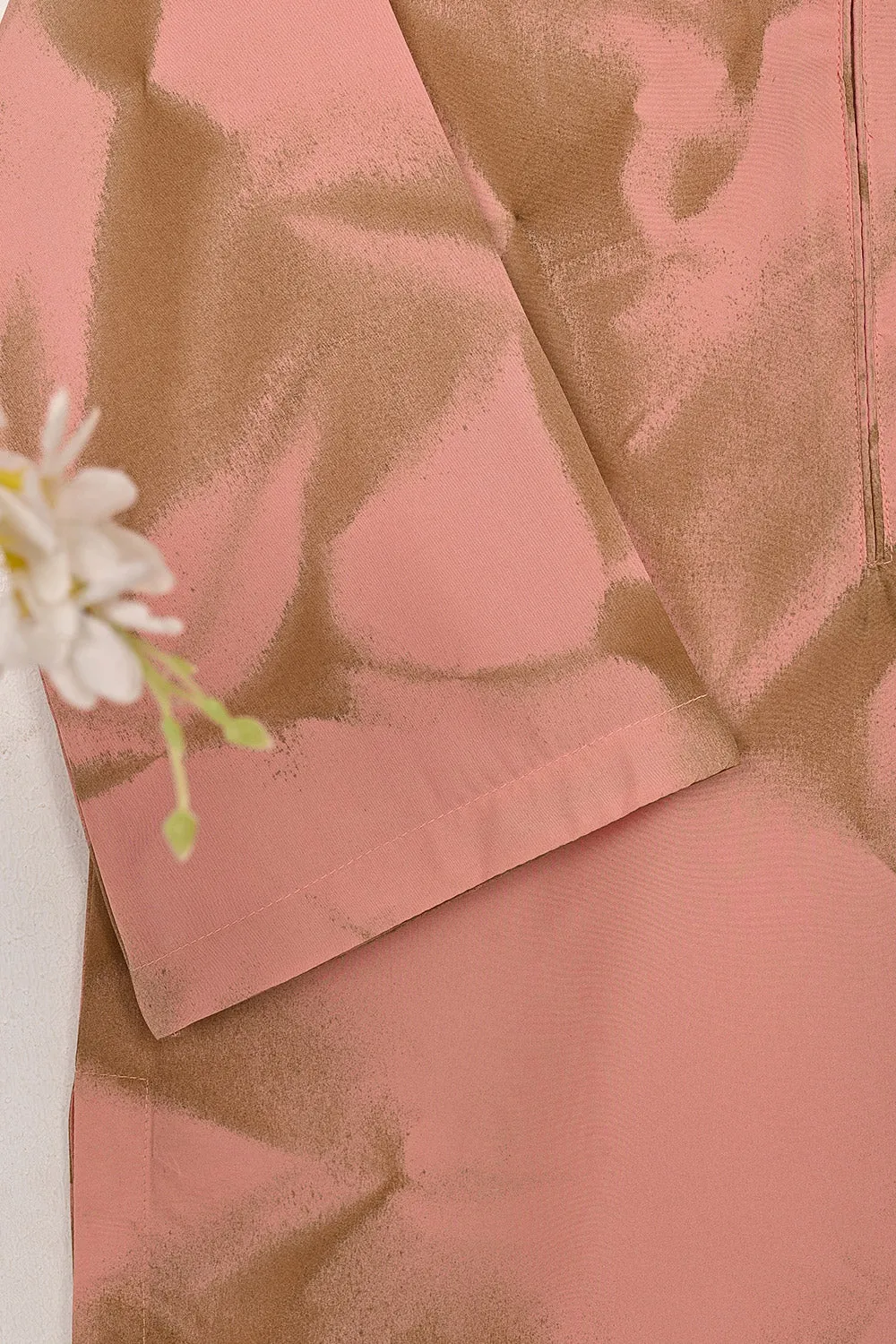 STP-206J-Tea Pink - 2Pc Ready to Wear Spray Contoured Co-Ord Set