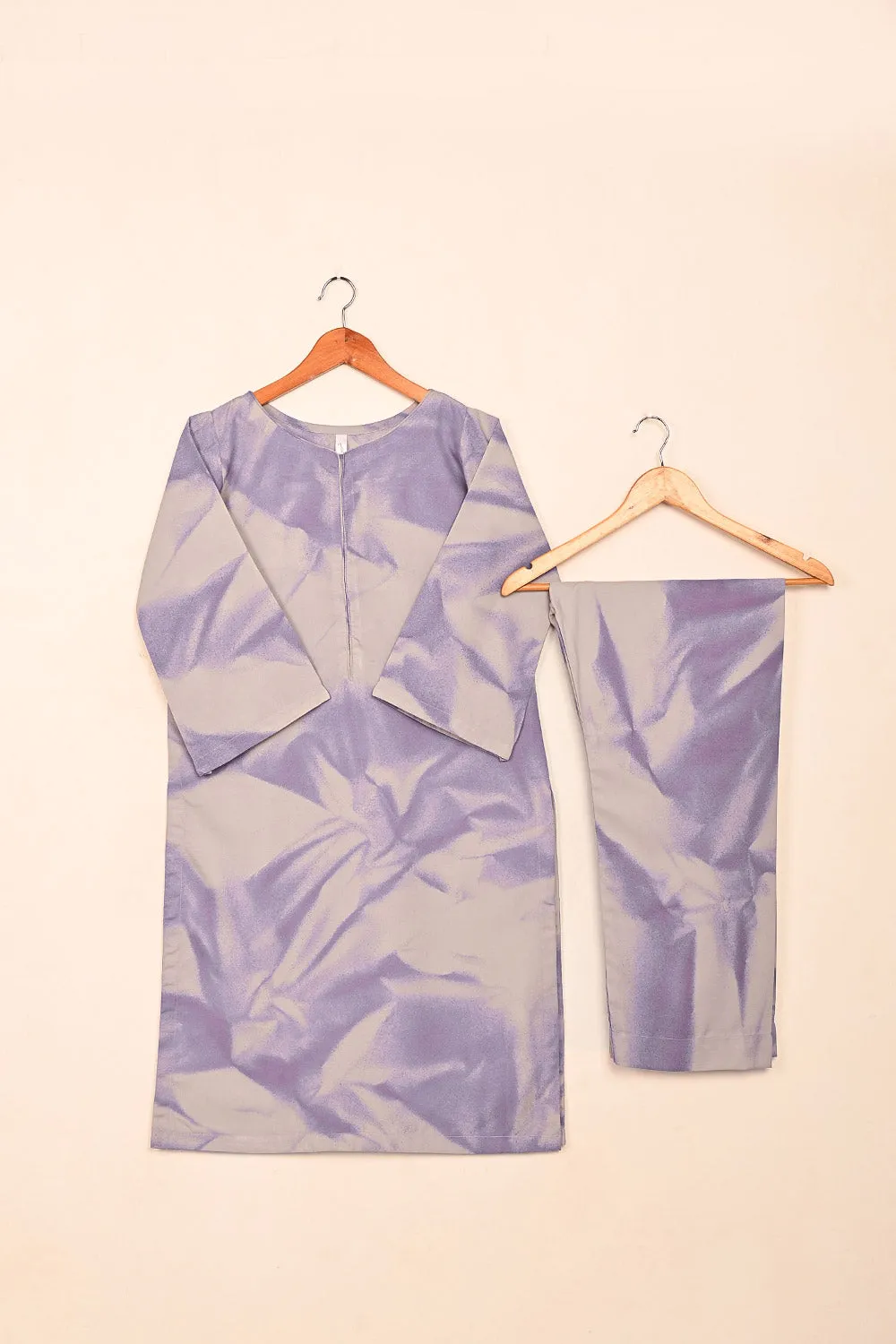 STP-206L-khaki - 2Pc Ready to Wear Spray Contoured Co-Ord Set