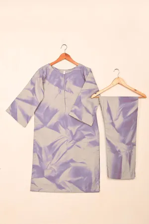 STP-206L-khaki - 2Pc Ready to Wear Spray Contoured Co-Ord Set