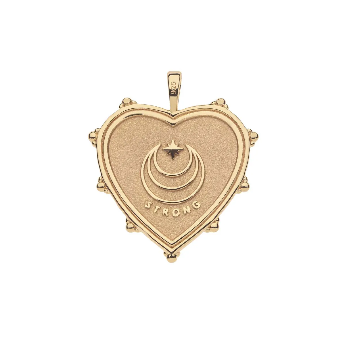 Strong JW Heart Pendant