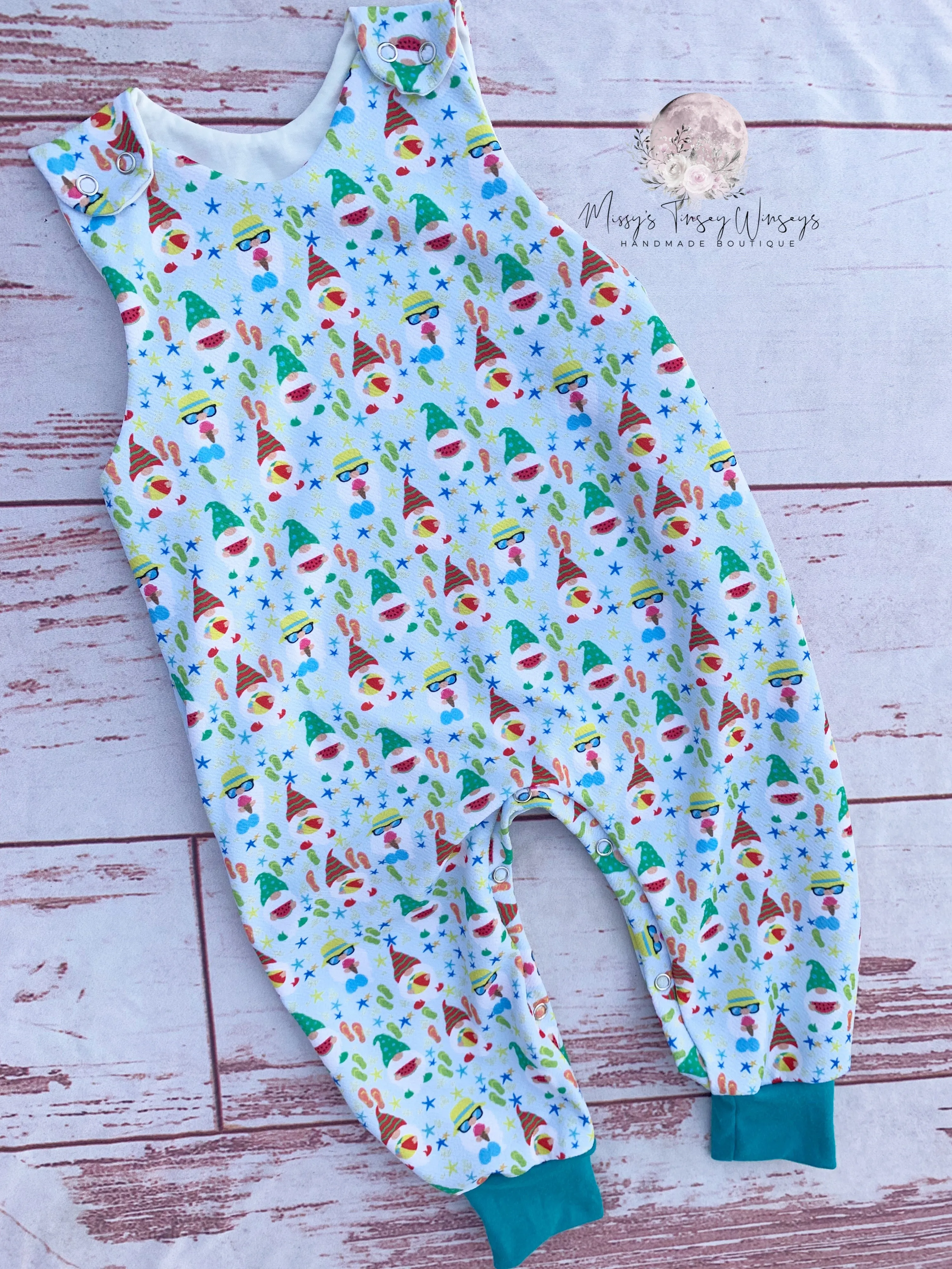 Summer Gnome Harem Romper