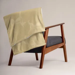 Tan Dog Lovers Throw Blanket