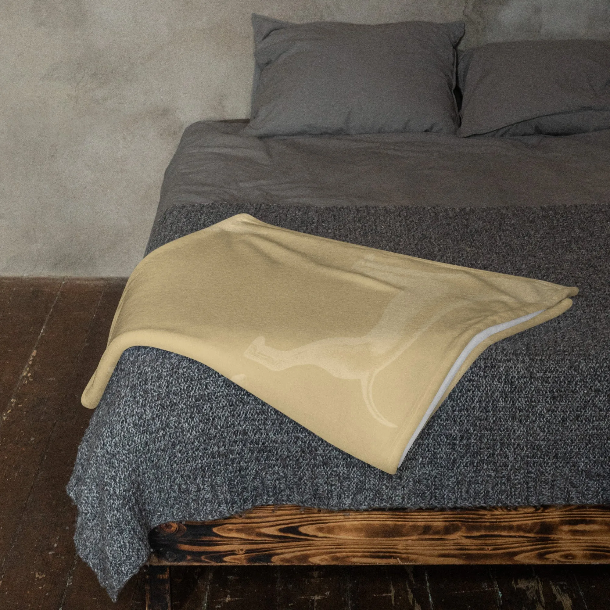 Tan Dog Lovers Throw Blanket
