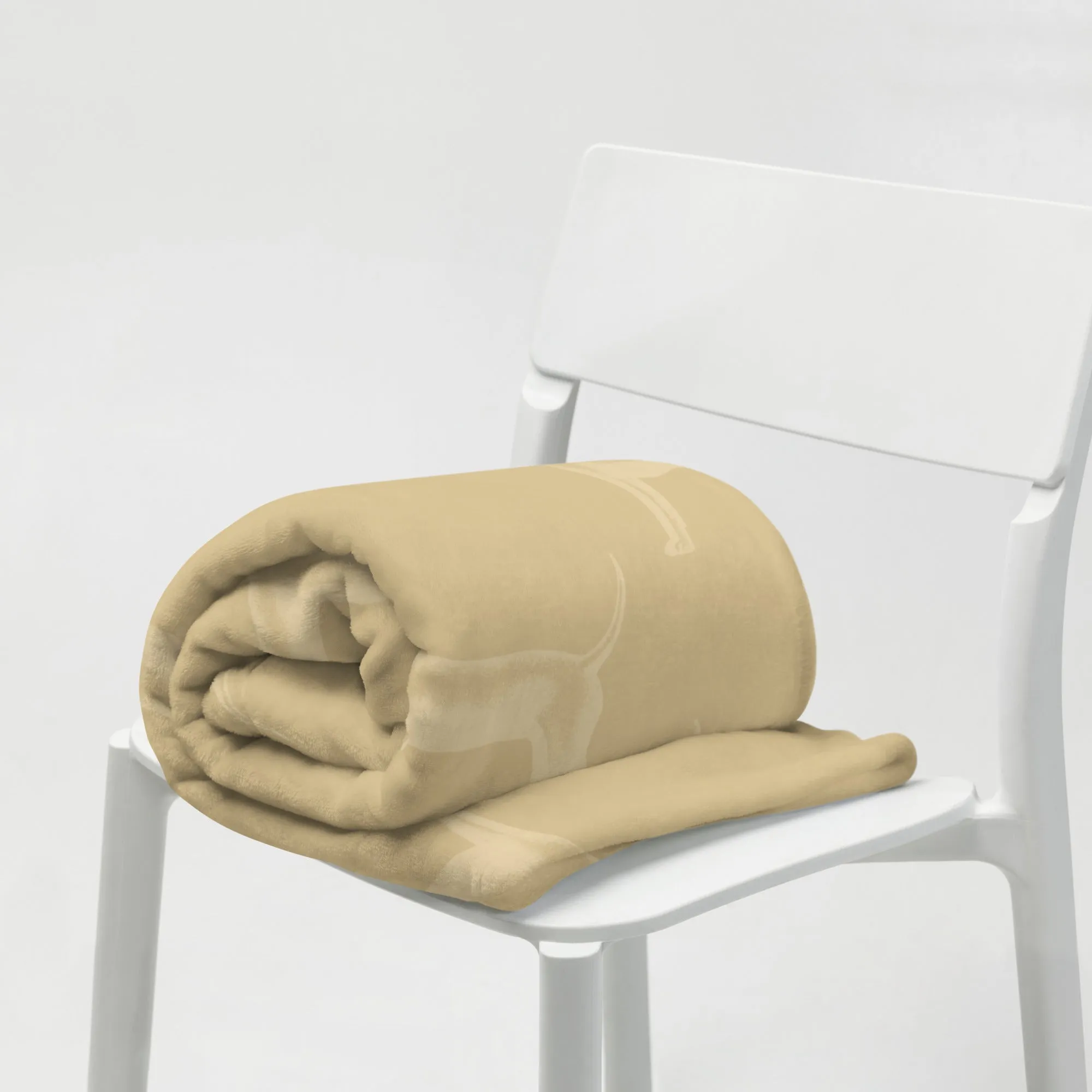 Tan Dog Lovers Throw Blanket