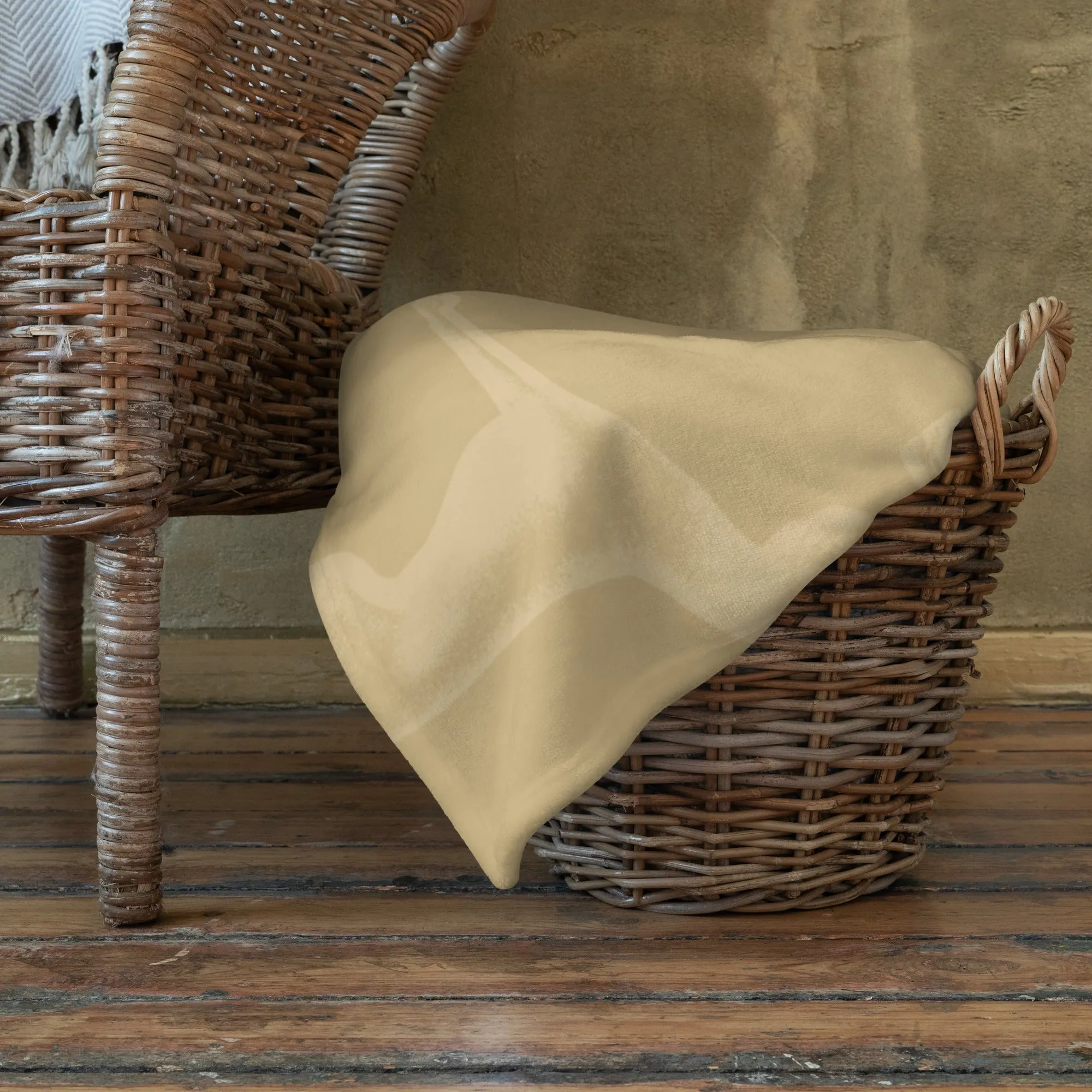 Tan Dog Lovers Throw Blanket